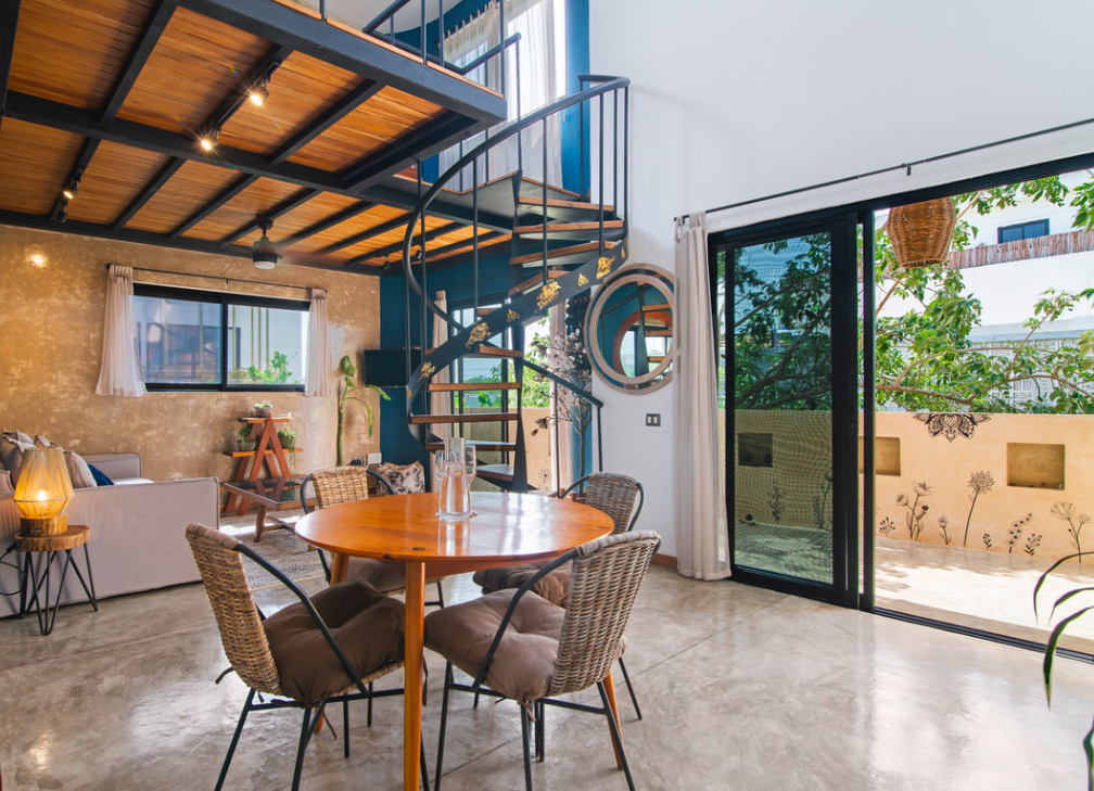 60095 Cozy 1BR Loft Penthouse with Terraces near Kukulkan  - Condo
