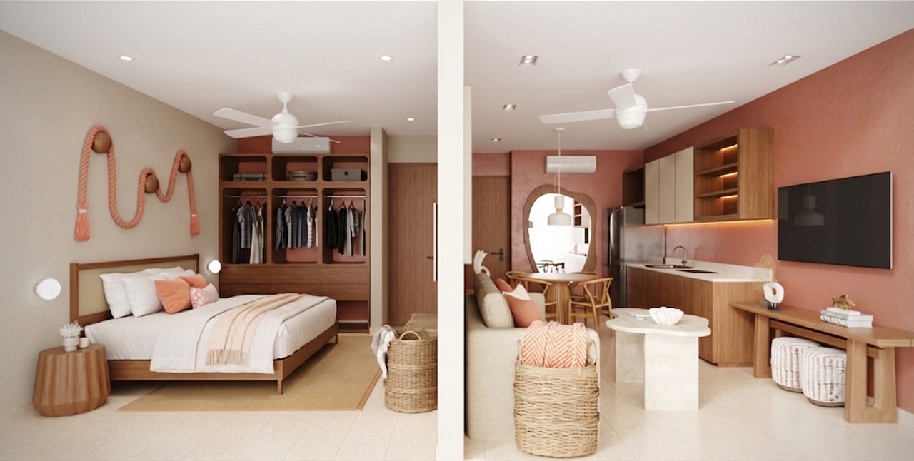 1-Bedroom Condo 500 Meters from the Sea in Playa del Carmen