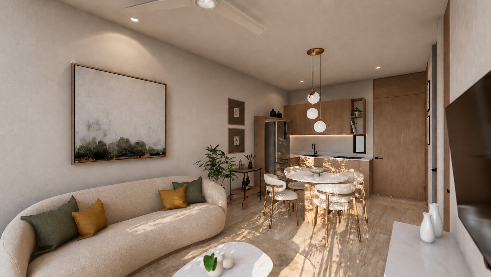 1-Bedroom Condo in Temozón, Mérida, Yucatán