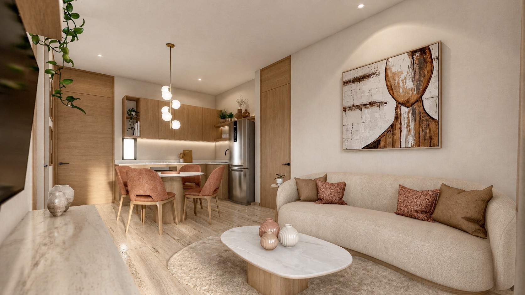 2-Bedroom Condo in Temozón, Mérida